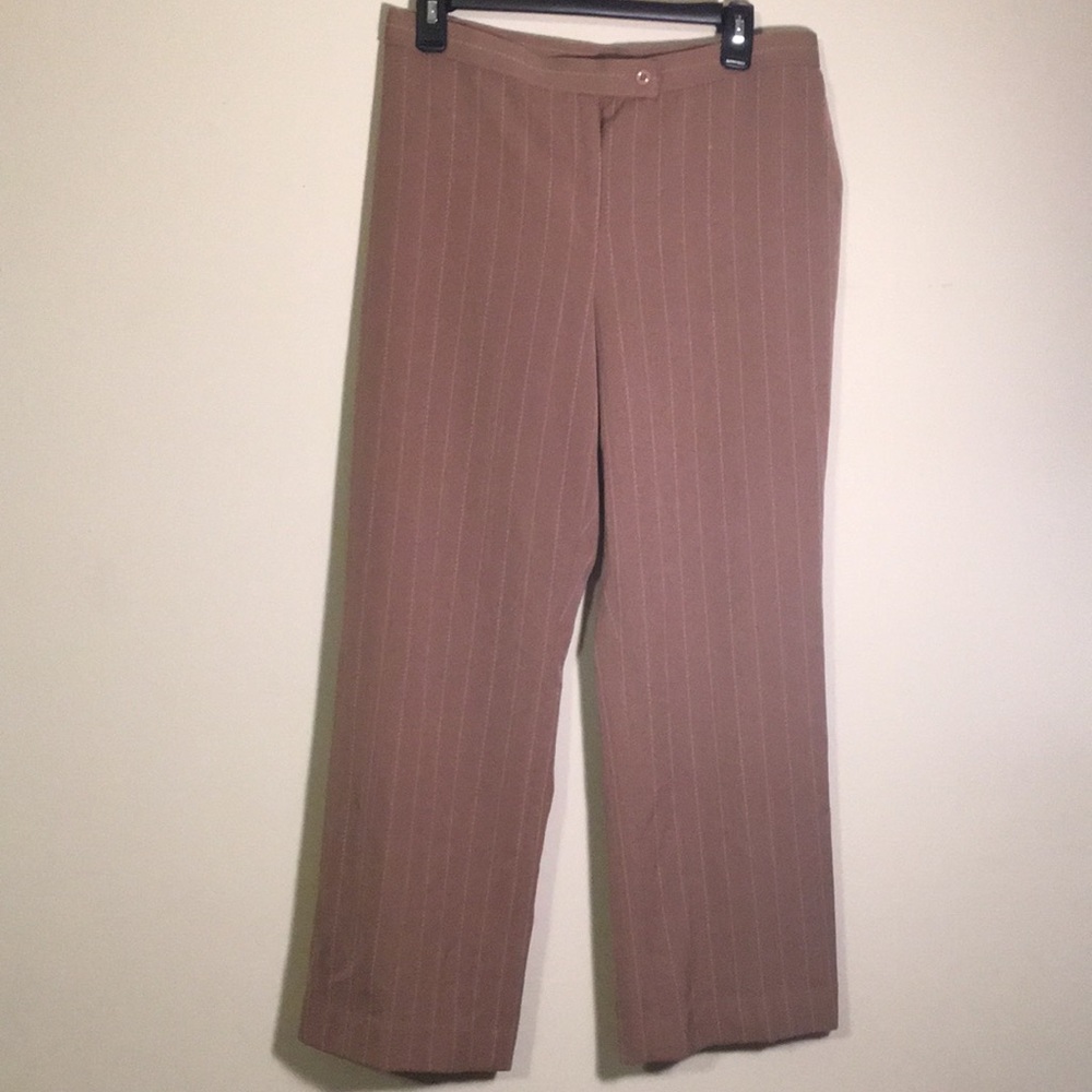 Worthington tan stripe pants